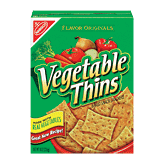 Nabisco Vegetable Thins baked snack crackers Full-Size Picture